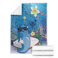 Aloha Hawaiian Monk Seal Blanket Polynesian Tattoo The Ocean and Undersea Vibe LT03 - Polynesian Pride