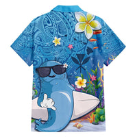 Aloha Hawaiian Monk Seal Family Matching Off Shoulder Maxi Dress and Hawaiian Shirt Polynesian Tattoo The Ocean and Undersea Vibe
