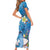 Aloha Hawaiian Monk Seal Family Matching Short Sleeve Bodycon Dress and Hawaiian Shirt Polynesian Tattoo The Ocean and Undersea Vibe