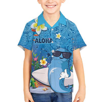 Aloha Hawaiian Monk Seal Family Matching Tank Maxi Dress and Hawaiian Shirt Polynesian Tattoo The Ocean and Undersea Vibe