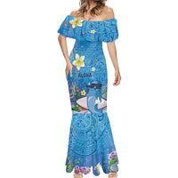 Aloha Hawaiian Monk Seal Mermaid Dress Polynesian Tattoo The Ocean and Undersea Vibe