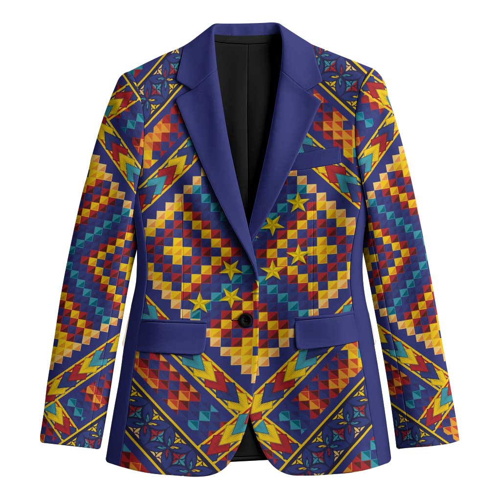 Kolose-Tuvalu Crochet Blazer with Polynesian and Pacific Tattoos - Polynesian Pride