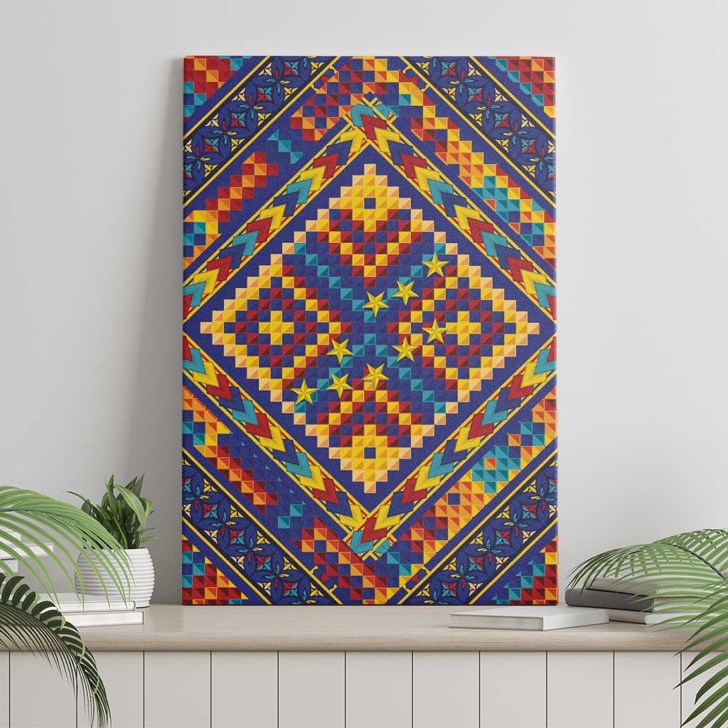 Kolose-Tuvalu Crochet Canvas Wall Art with Polynesian and Pacific Tattoos LT03 - Polynesian Pride
