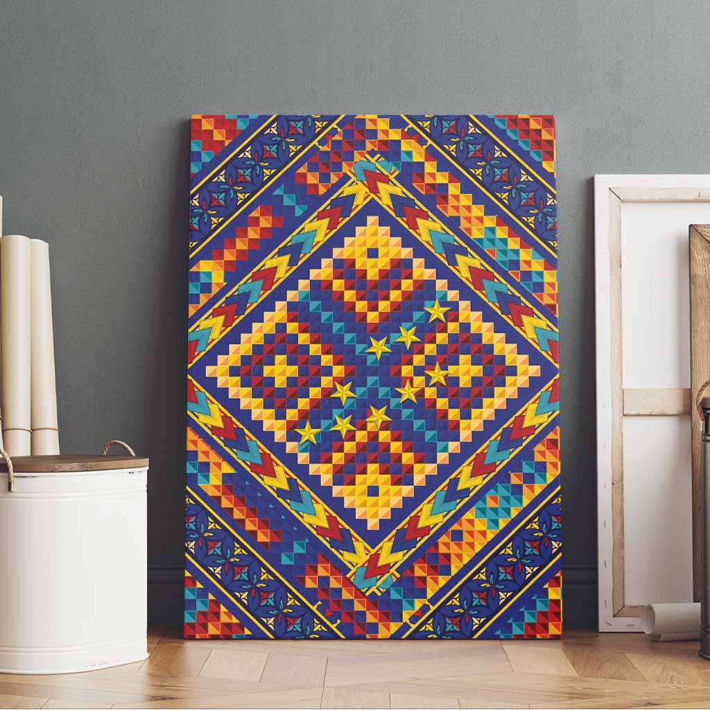 Kolose-Tuvalu Crochet Canvas Wall Art with Polynesian and Pacific Tattoos LT03 - Polynesian Pride