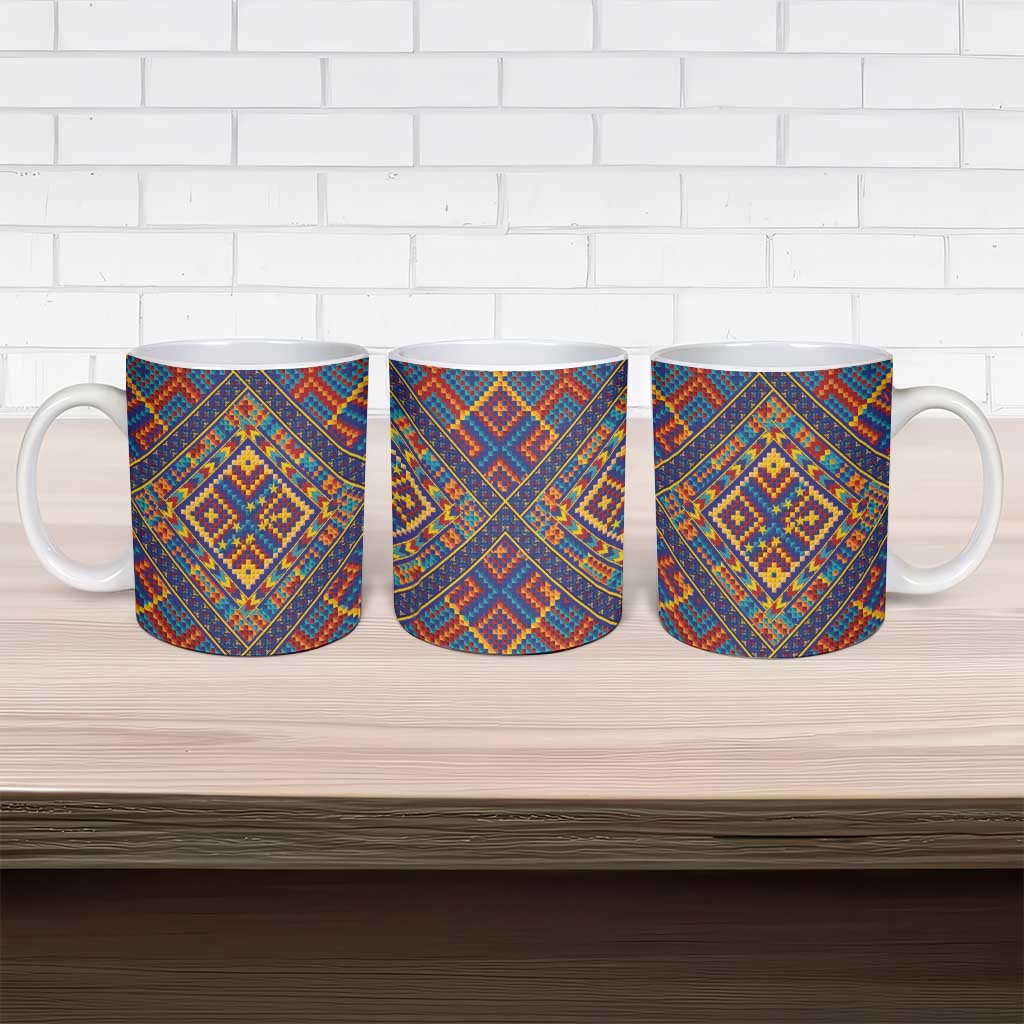 Kolose-Tuvalu Crochet Ceramic Mug with Polynesian and Pacific Tattoos - Polynesian Pride