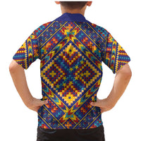 Kolose-Tuvalu Crochet Family Matching Mermaid Dress and Hawaiian Shirt with Polynesian and Pacific Tattoos - Polynesian Pride