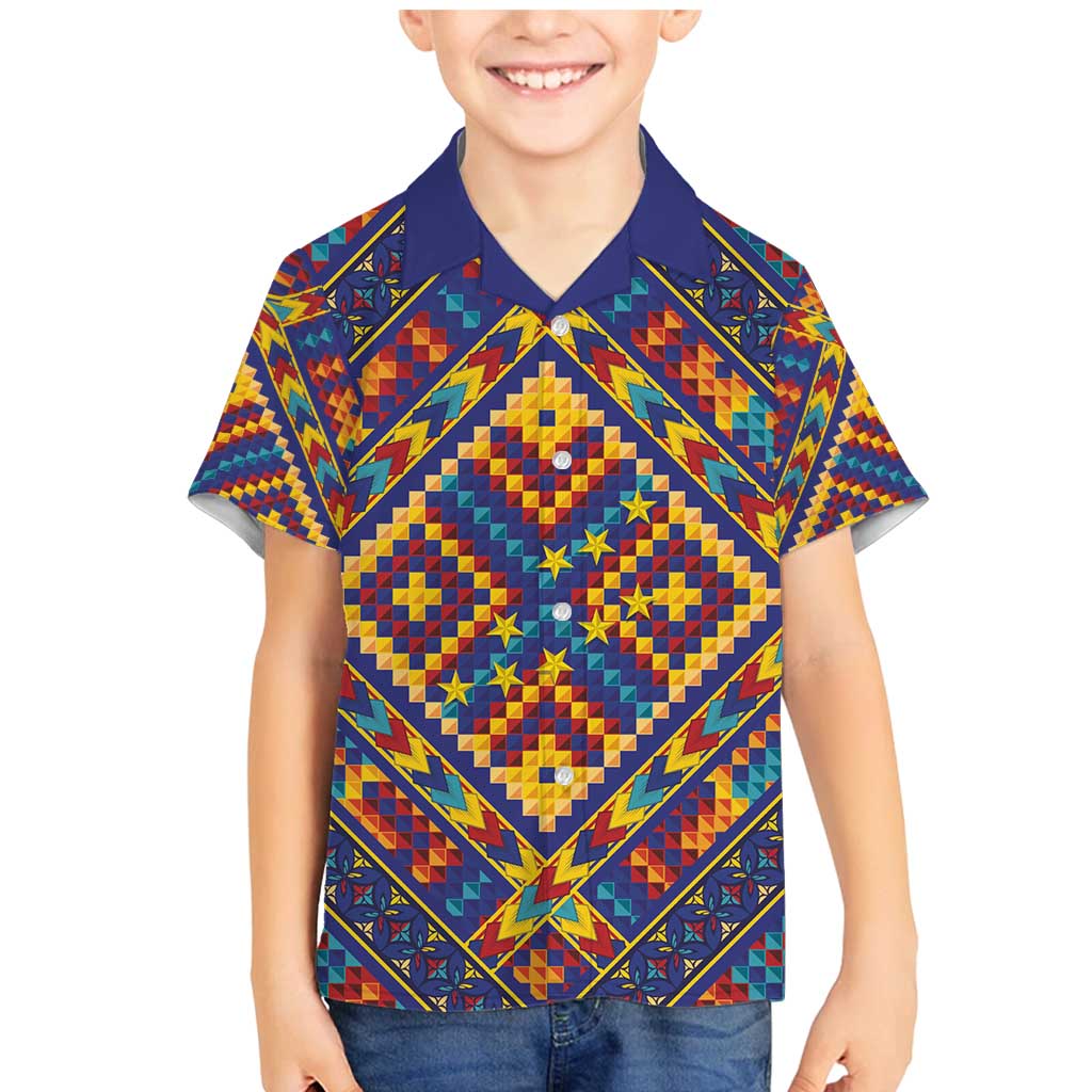 Kolose-Tuvalu Crochet Family Matching Mermaid Dress and Hawaiian Shirt with Polynesian and Pacific Tattoos - Polynesian Pride