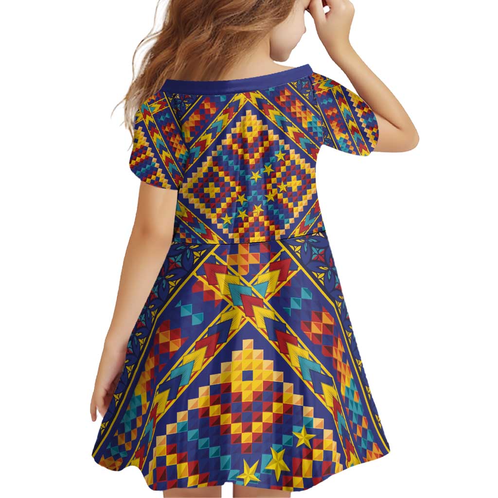 Kolose-Tuvalu Crochet Family Matching Off Shoulder Short Dress and Hawaiian Shirt with Polynesian and Pacific Tattoos - Polynesian Pride