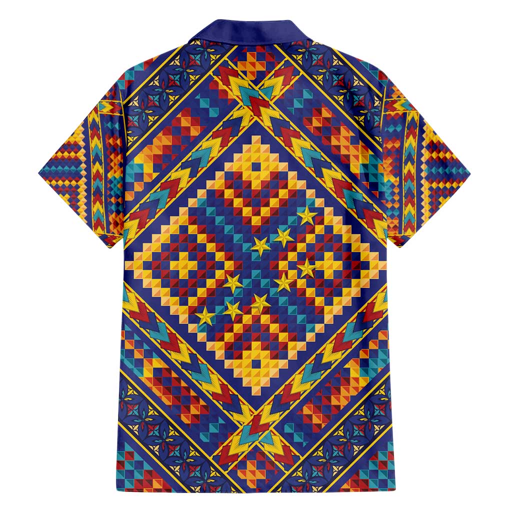 Kolose-Tuvalu Crochet Family Matching Short Sleeve Bodycon Dress and Hawaiian Shirt with Polynesian and Pacific Tattoos - Polynesian Pride