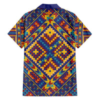 Kolose-Tuvalu Crochet Family Matching Tank Maxi Dress and Hawaiian Shirt with Polynesian and Pacific Tattoos - Polynesian Pride