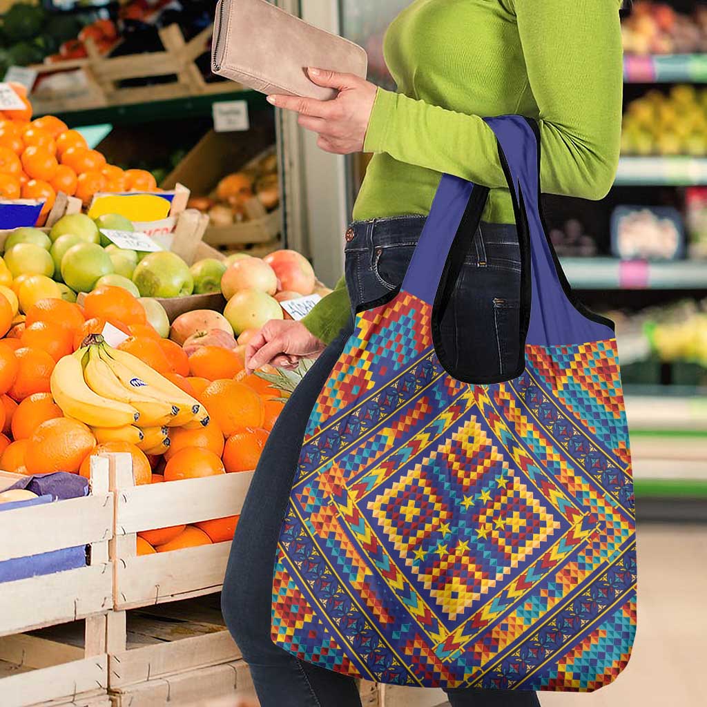 Kolose-Tuvalu Crochet Grocery Bag with Polynesian and Pacific Tattoos LT03 - Polynesian Pride