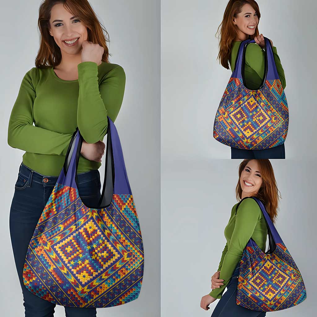 Kolose-Tuvalu Crochet Grocery Bag with Polynesian and Pacific Tattoos LT03 - Polynesian Pride
