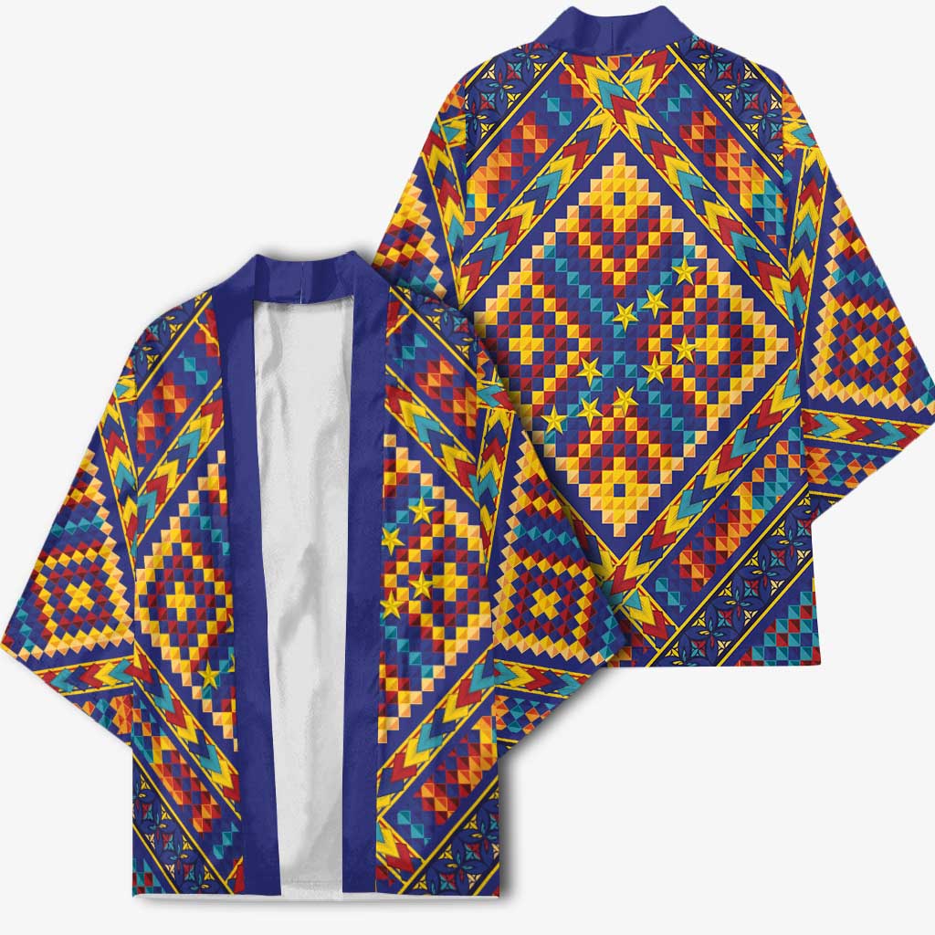 Kolose-Tuvalu Crochet Kimono with Polynesian and Pacific Tattoos - Polynesian Pride