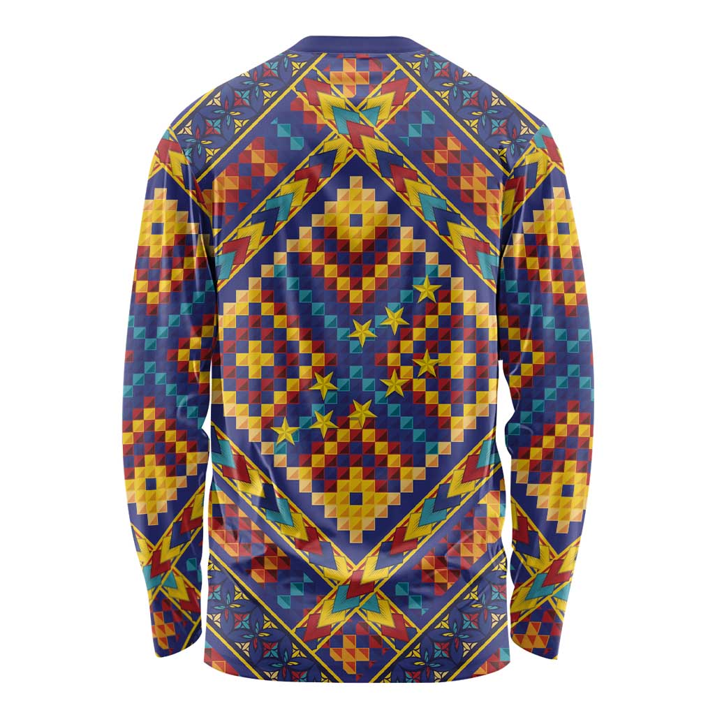 Kolose-Tuvalu Crochet Long Sleeve Shirt with Polynesian and Pacific Tattoos LT03 - Polynesian Pride
