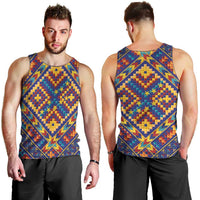 Kolose-Tuvalu Crochet Men Tank Top with Polynesian and Pacific Tattoos LT03 - Polynesian Pride