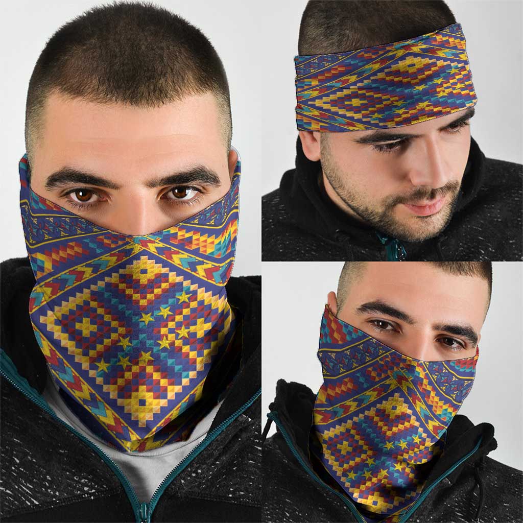 Kolose-Tuvalu Crochet Neck Gaiter with Polynesian and Pacific Tattoos - Polynesian Pride