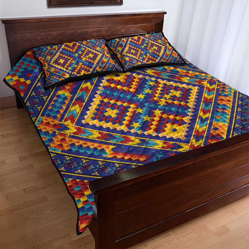 Kolose-Tuvalu Crochet Quilt Bed Set with Polynesian and Pacific Tattoos - Polynesian Pride