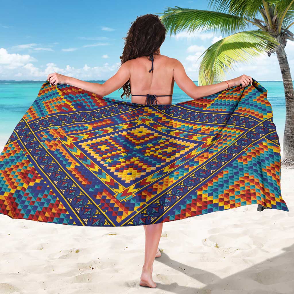 Kolose-Tuvalu Crochet Sarong with Polynesian and Pacific Tattoos - Polynesian Pride