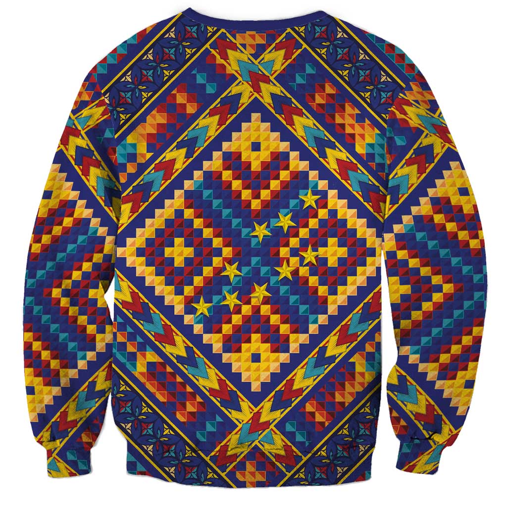 Kolose-Tuvalu Crochet Sweatshirt with Polynesian and Pacific Tattoos LT03 - Polynesian Pride