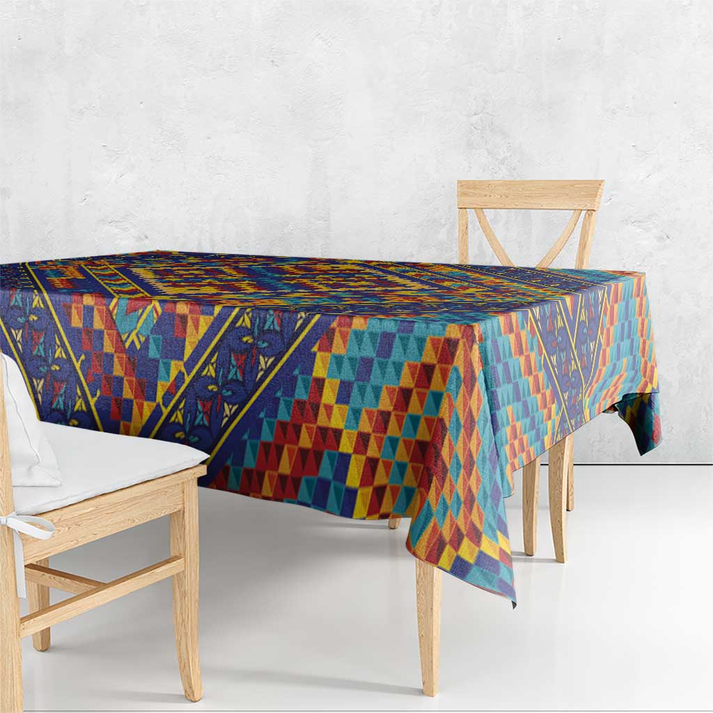 Kolose-Tuvalu Crochet Tablecloth with Polynesian and Pacific Tattoos LT03 - Polynesian Pride