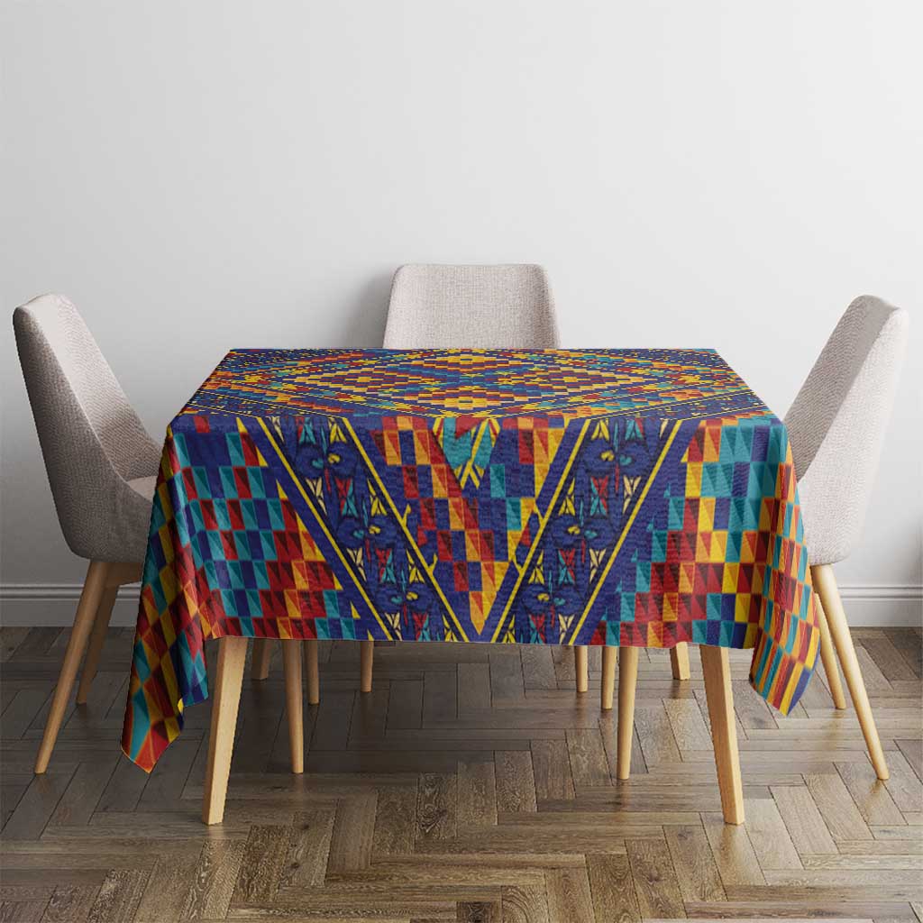Kolose-Tuvalu Crochet Tablecloth with Polynesian and Pacific Tattoos LT03 - Polynesian Pride