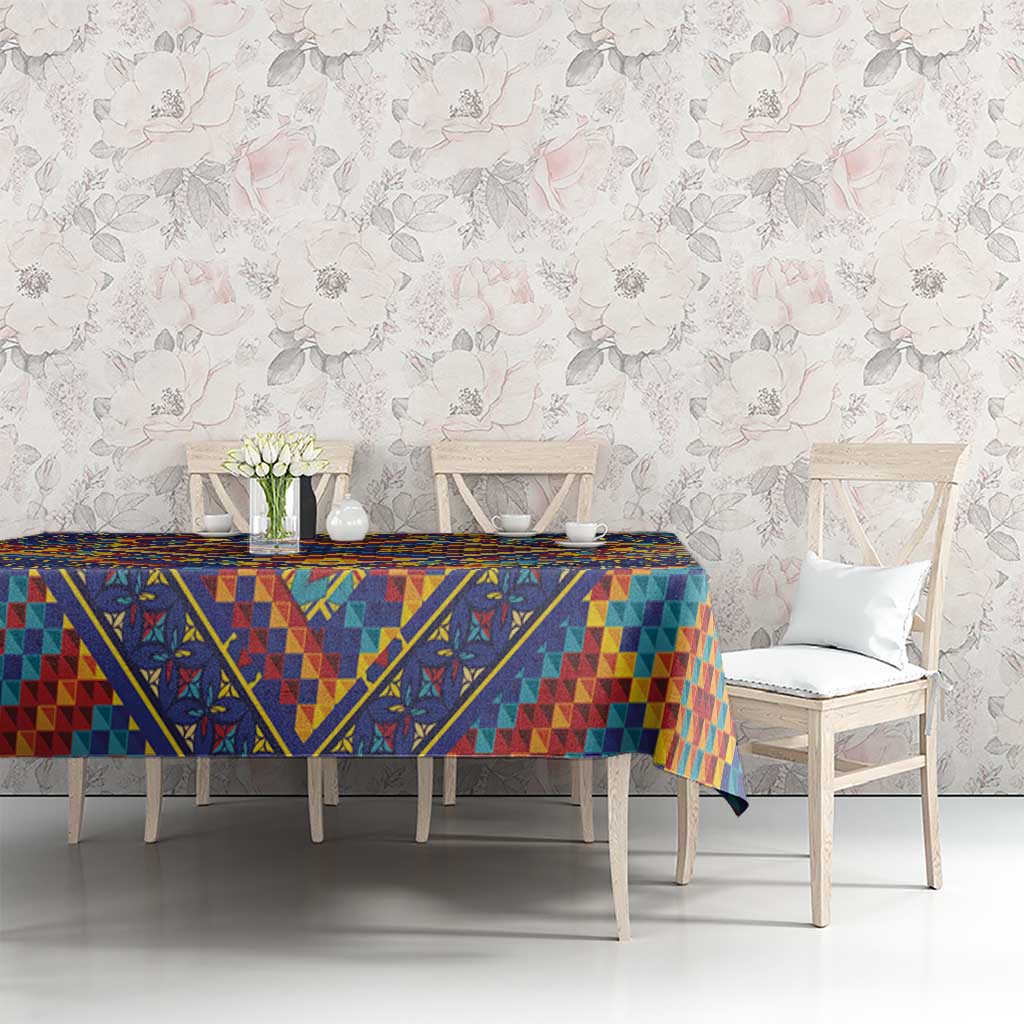 Kolose-Tuvalu Crochet Tablecloth with Polynesian and Pacific Tattoos LT03 - Polynesian Pride