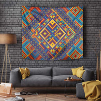 Kolose-Tuvalu Crochet Tapestry with Polynesian and Pacific Tattoos - Polynesian Pride