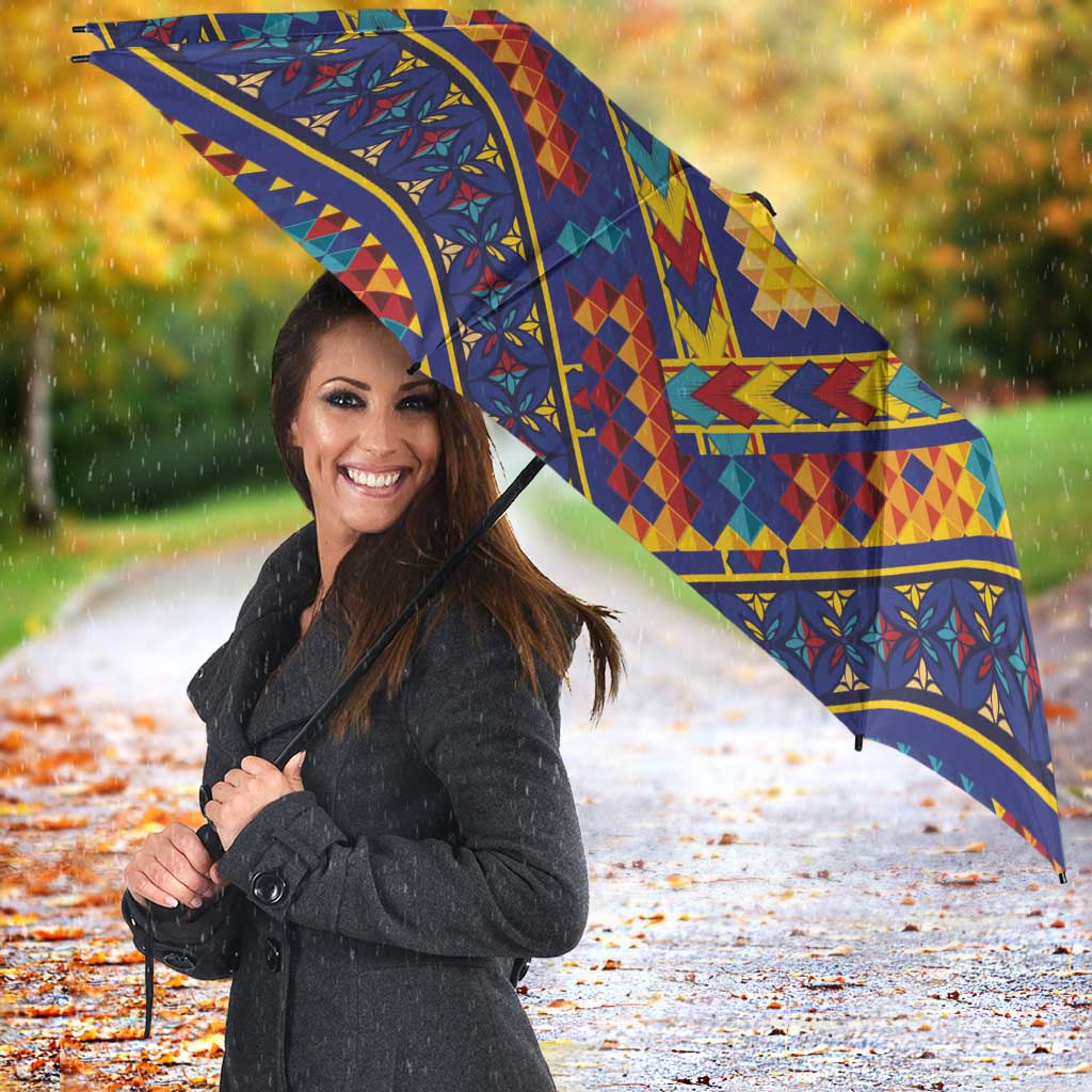 Kolose-Tuvalu Crochet Umbrella with Polynesian and Pacific Tattoos - Polynesian Pride