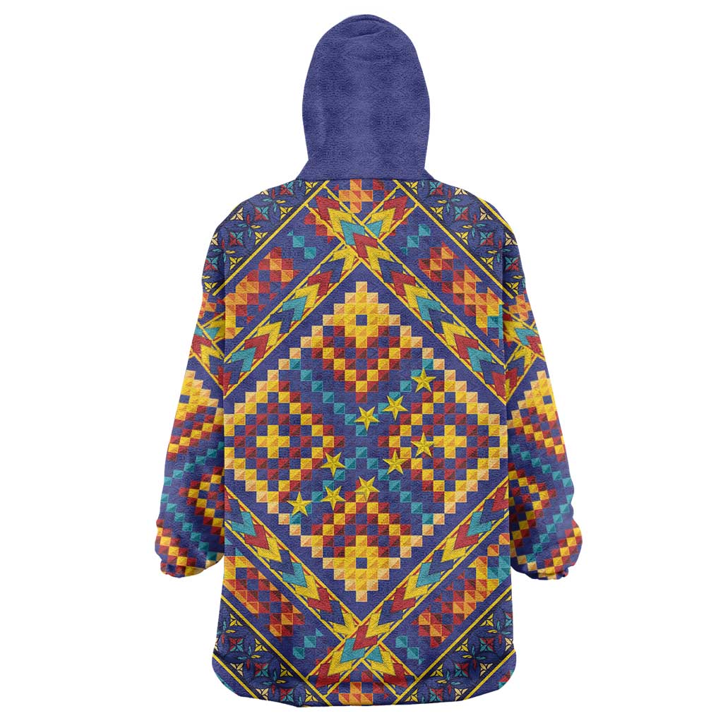 Kolose-Tuvalu Crochet Wearable Blanket Hoodie with Polynesian and Pacific Tattoos LT03 - Polynesian Pride