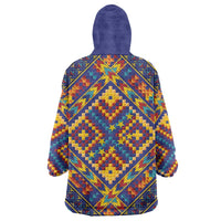 Kolose-Tuvalu Crochet Wearable Blanket Hoodie with Polynesian and Pacific Tattoos LT03 - Polynesian Pride