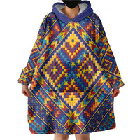 Kolose-Tuvalu Crochet Wearable Blanket Hoodie with Polynesian and Pacific Tattoos LT03 - Polynesian Pride