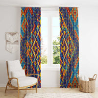 Kolose-Tuvalu Crochet Window Curtain with Polynesian and Pacific Tattoos LT03 - Polynesian Pride