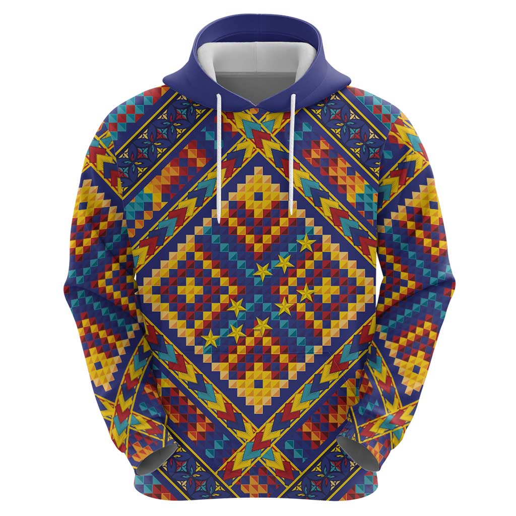 Kolose-Tuvalu Crochet Zip Hoodie with Polynesian and Pacific Tattoos - Polynesian Pride