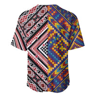 Tuvaluan and New Zealand Culture Baseball Jersey The Art of Kolose and Taniko - Polynesian Pride