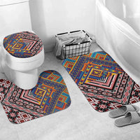 Tuvaluan and New Zealand Culture Bathroom Set The Art of Kolose and Taniko - Polynesian Pride