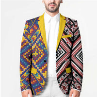 Tuvaluan and New Zealand Culture Blazer The Art of Kolose and Taniko - Polynesian Pride