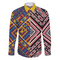 Tuvaluan and New Zealand Culture Family Matching Puletasi and Hawaiian Shirt The Art of Kolose and Taniko - Polynesian Pride