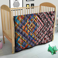 Tuvaluan and New Zealand Culture Quilt The Art of Kolose and Taniko - Polynesian Pride