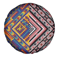 Tuvaluan and New Zealand Culture Spare Tire Cover The Art of Kolose and Taniko - Polynesian Pride