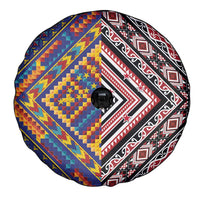 Tuvaluan and New Zealand Culture Spare Tire Cover The Art of Kolose and Taniko - Polynesian Pride