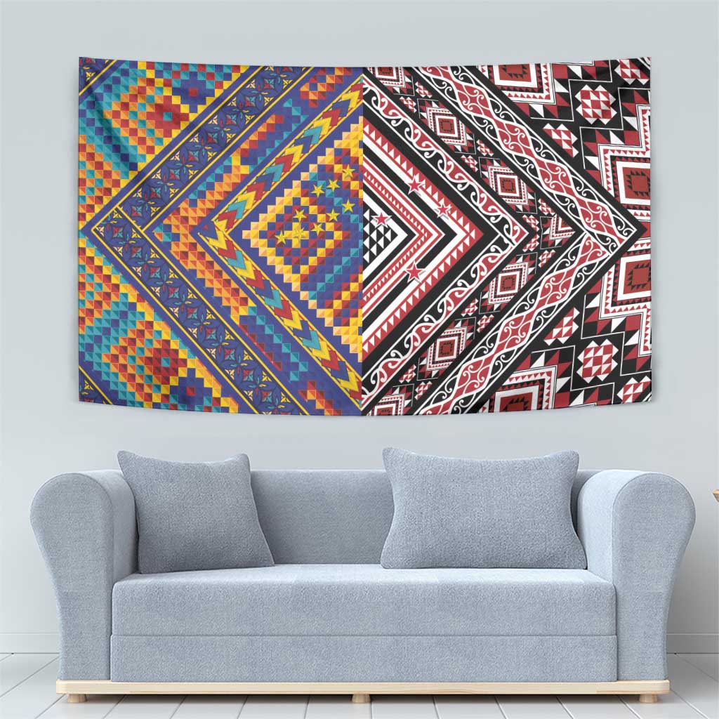 Tuvaluan and New Zealand Culture Tapestry The Art of Kolose and Taniko - Polynesian Pride