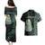 New Zealand Couples Matching Puletasi Dress and Hawaiian Shirt Silver Fern and Hei Tiki with Papua Shell Maori Tribal LT03 - Polynesian Pride