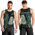 New Zealand Men Tank Top Silver Fern and Hei Tiki with Papua Shell Maori Tribal LT03 - Polynesian Pride