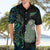 Custom New Zealand Hawaiian Shirt Silver Fern and Hei Tiki with Papua Shell Maori Tribal LT03 - Polynesian Pride