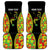 Personalised Vanuatu Running Car Mats Footprint and Hibiscus Polynesian Style