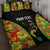 Personalised Vanuatu Running Quilt Bed Set Footprint and Hibiscus Polynesian Style