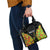 Personalised Vanuatu Running Shoulder Handbag Footprint and Hibiscus Polynesian Style