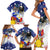 Filipino American History Month Family Matching Short Sleeve Bodycon Dress and Hawaiian Shirt Filipino Coat Of Arms and American Eagle Splash Style LT03 - Polynesian Pride