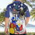 Filipino American History Month Hawaiian Shirt Filipino Coat Of Arms and American Eagle Splash Style LT03 - Polynesian Pride