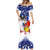 Filipino American History Month Mermaid Dress Filipino Coat Of Arms and American Eagle Splash Style LT03 - Polynesian Pride